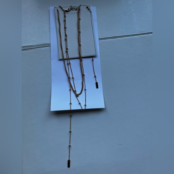 Long gold chain necklace - Picture 3 of 4